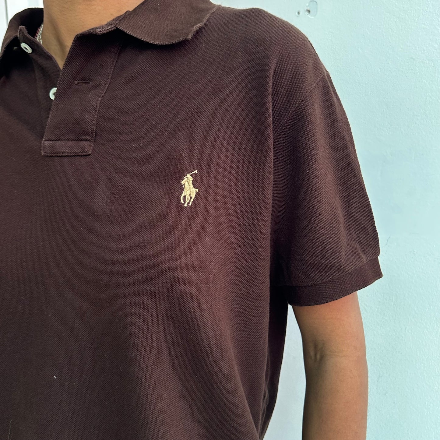 Braunes Ralph Lauren Polo T-Shirt