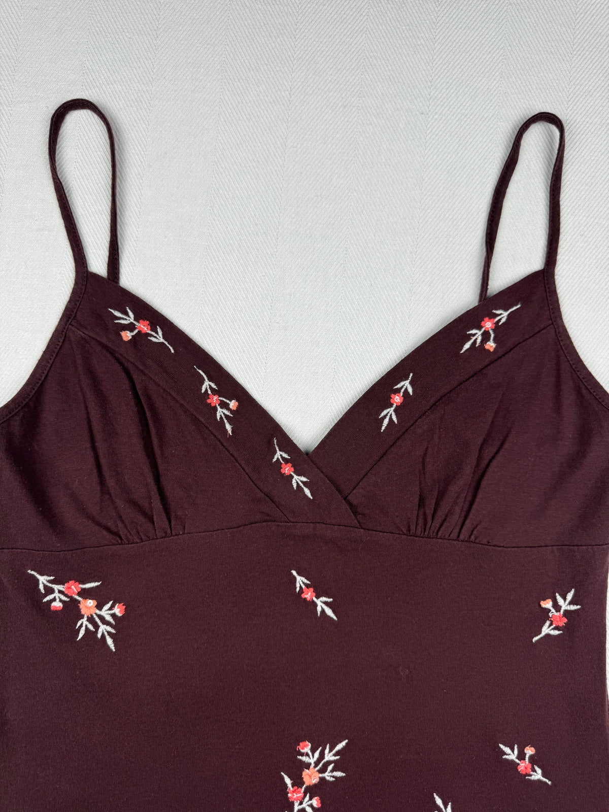 Brown Flower Top