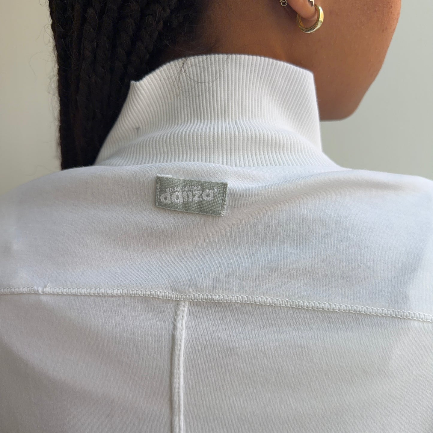 White Zip Jacket