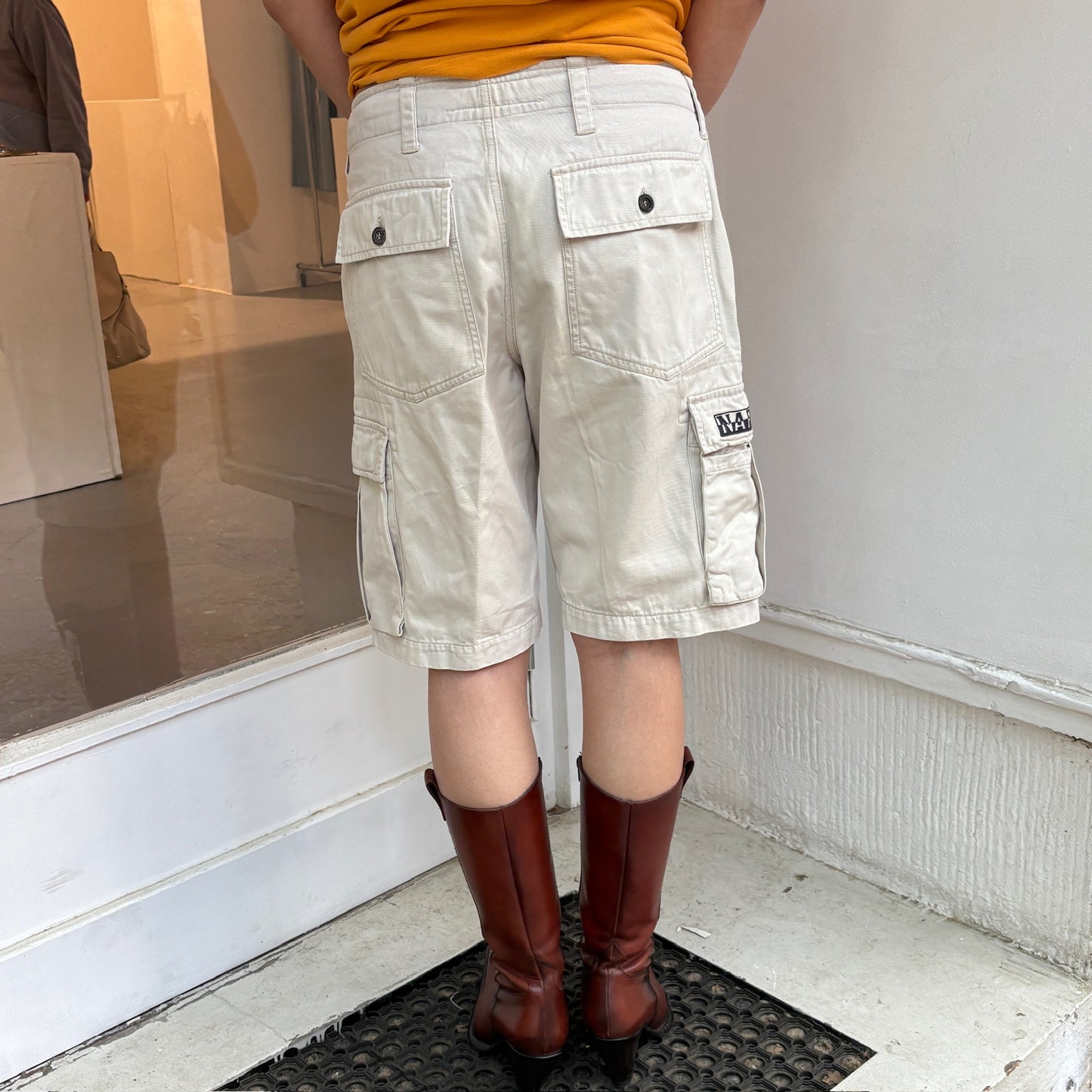 Beige Shorts