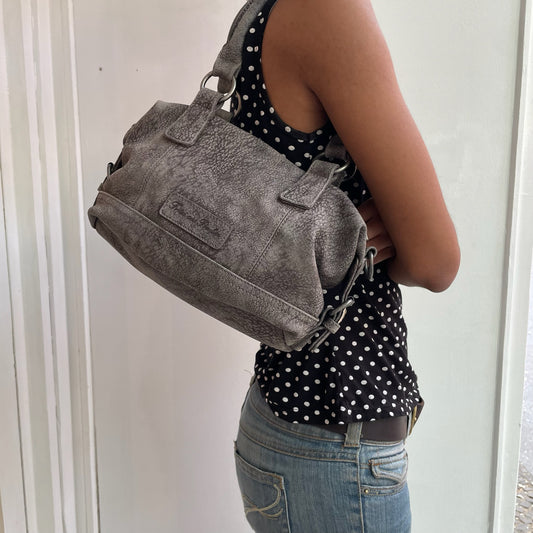 Graue Handtasche