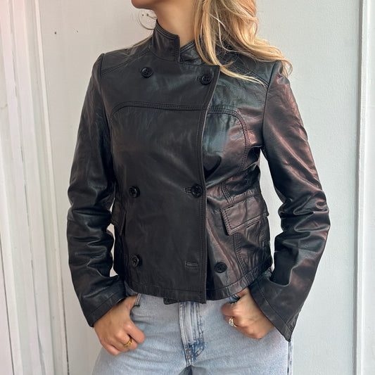 Lederjacke
