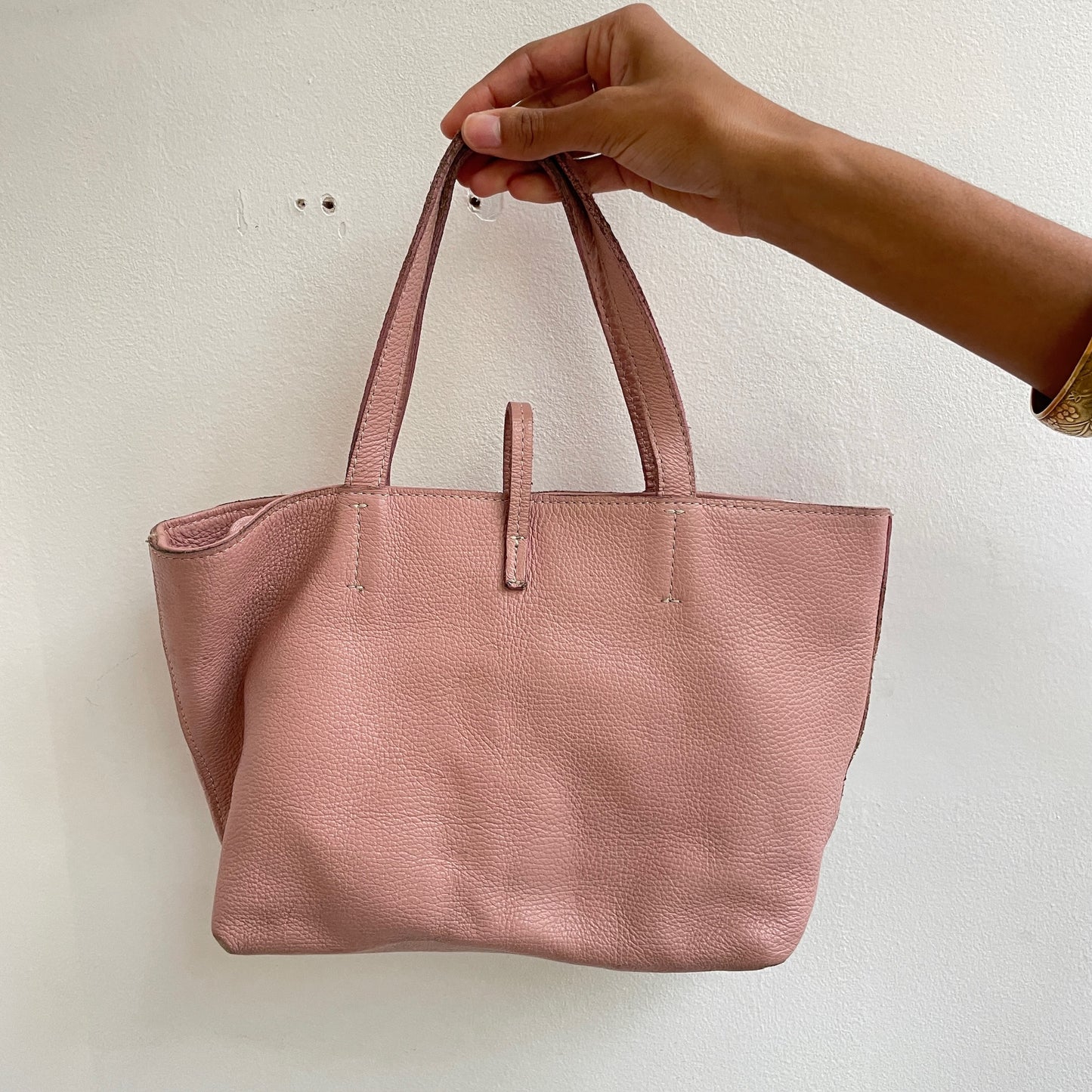 Rosane Leder Handtasche