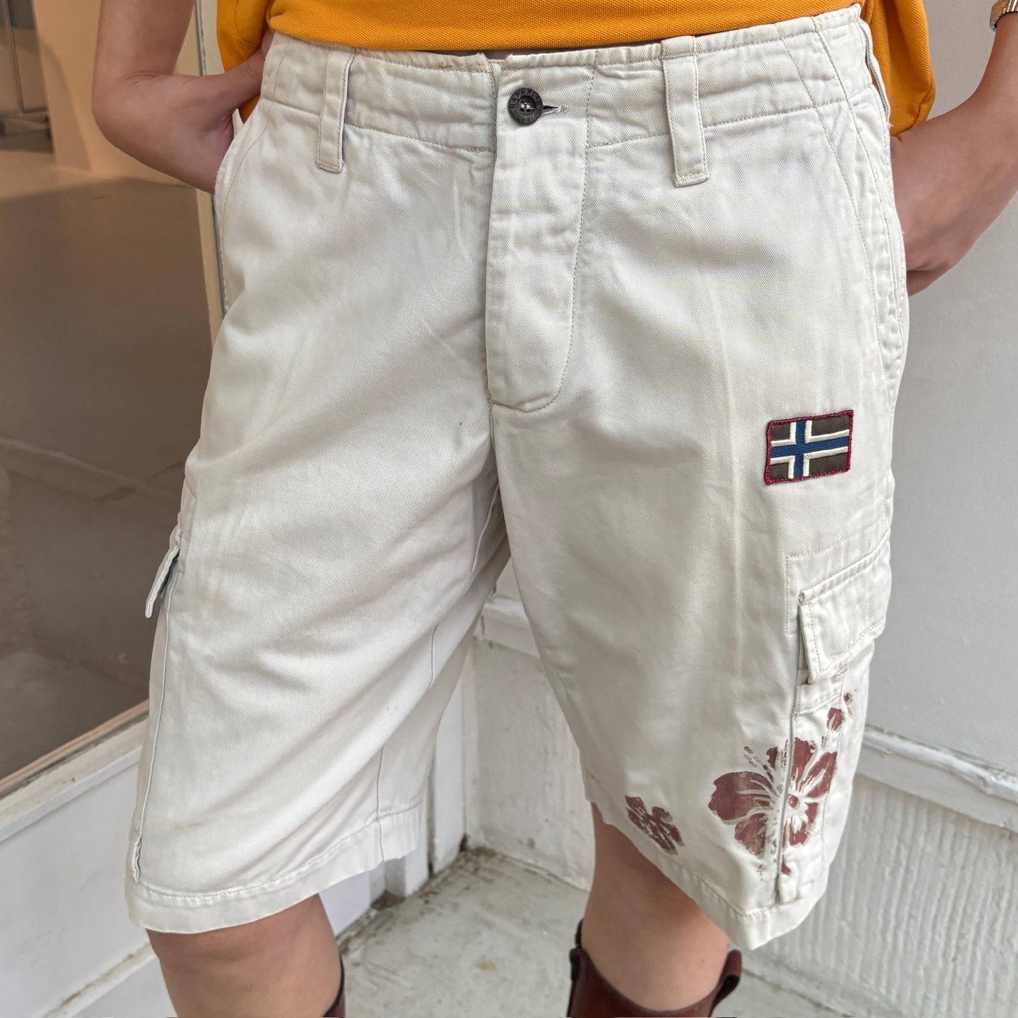 Beige Shorts