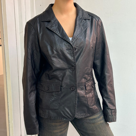 90er Lederjacke