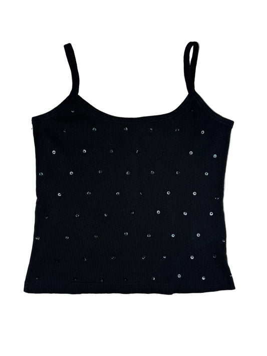 Black Sequin Top