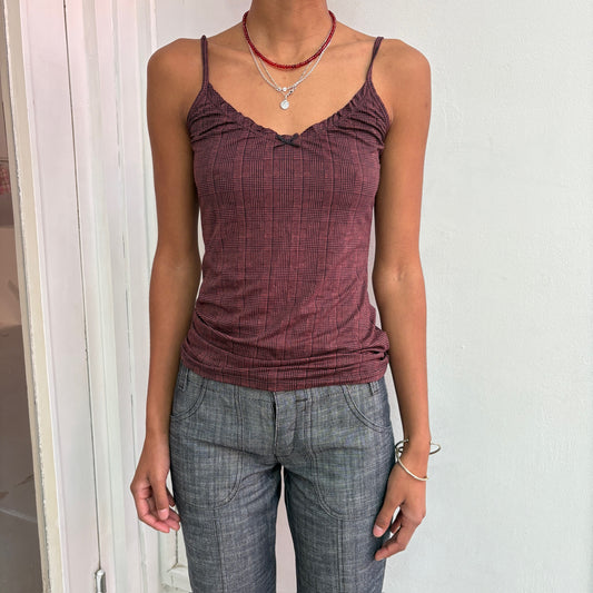 Kariertes Cami
