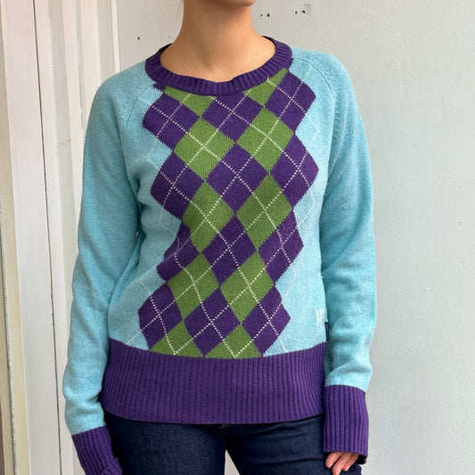 Karierter Pullover