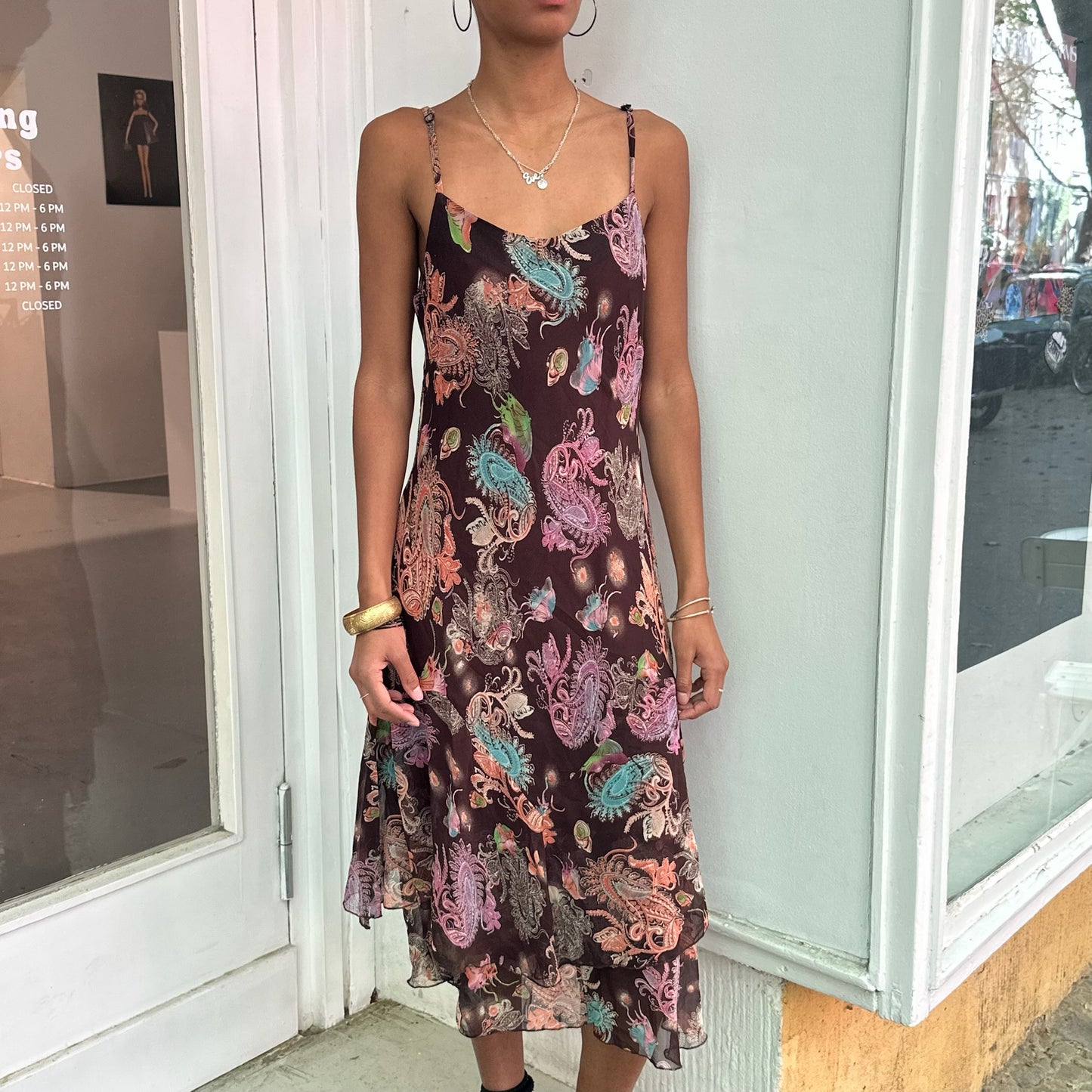 Braunes Kleid