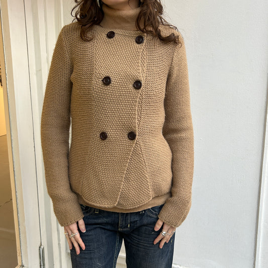 Asymmetrische Strickjacke