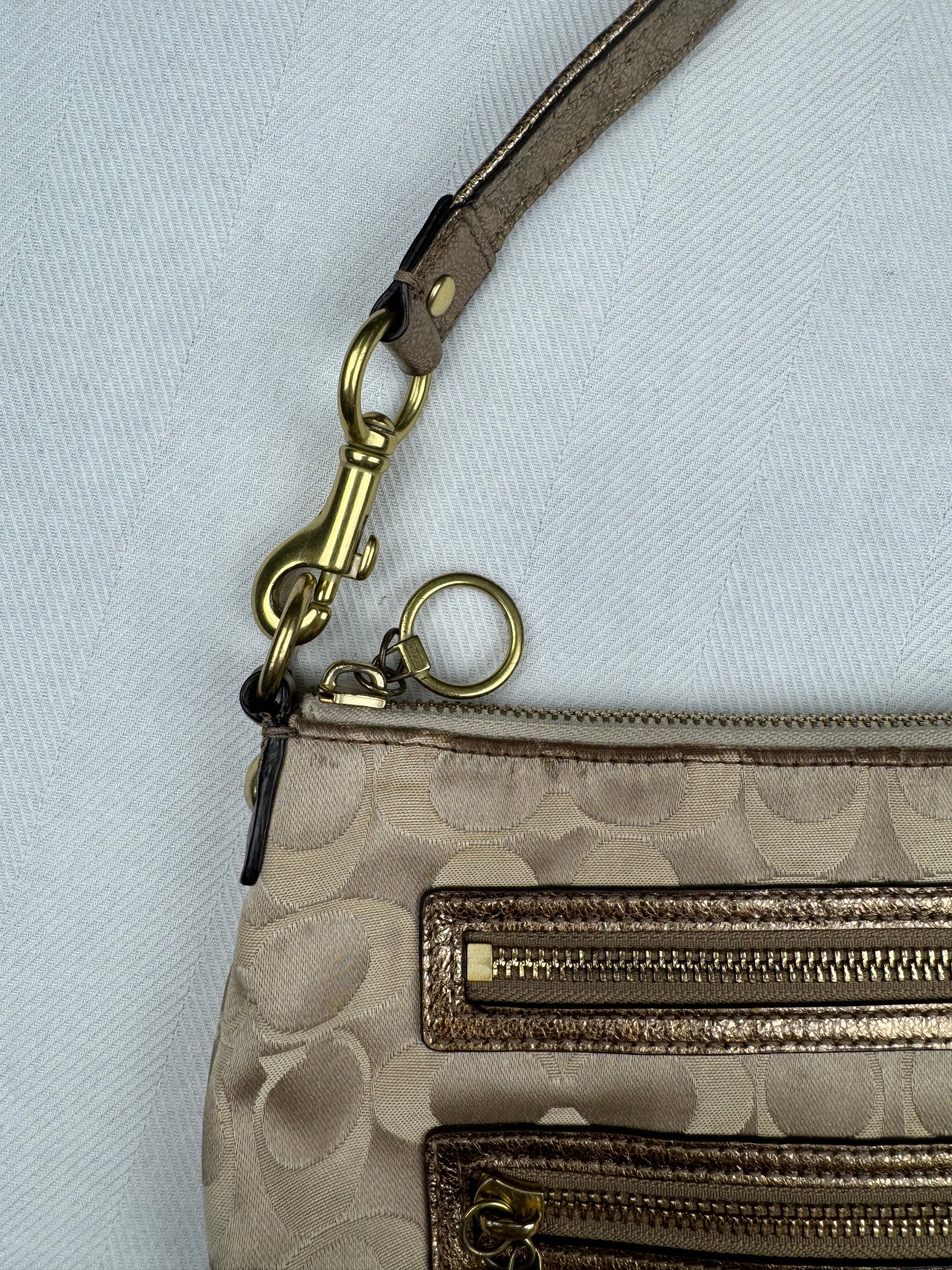 Gold Coach Bag