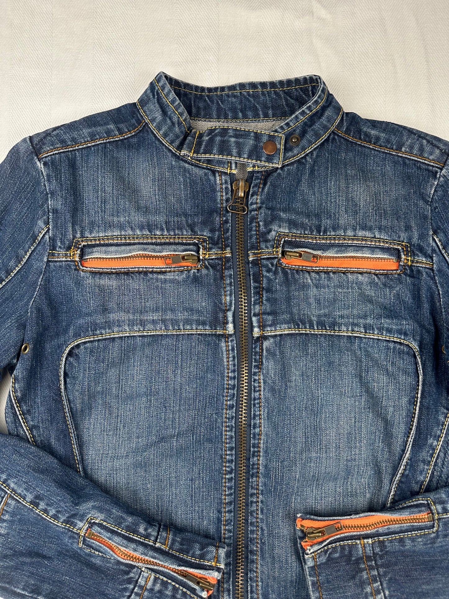 Denim Racer Jacket