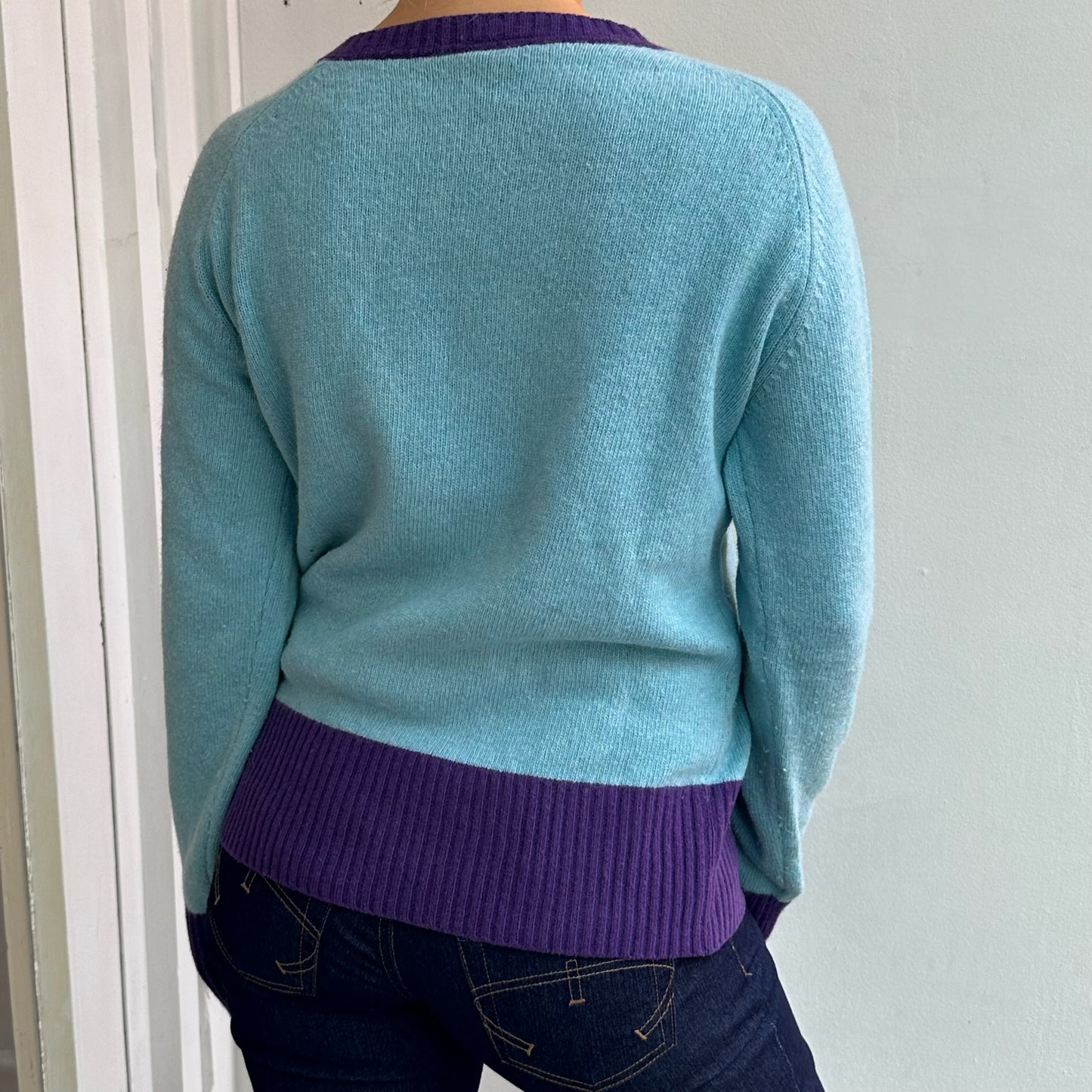 Karierter Pullover