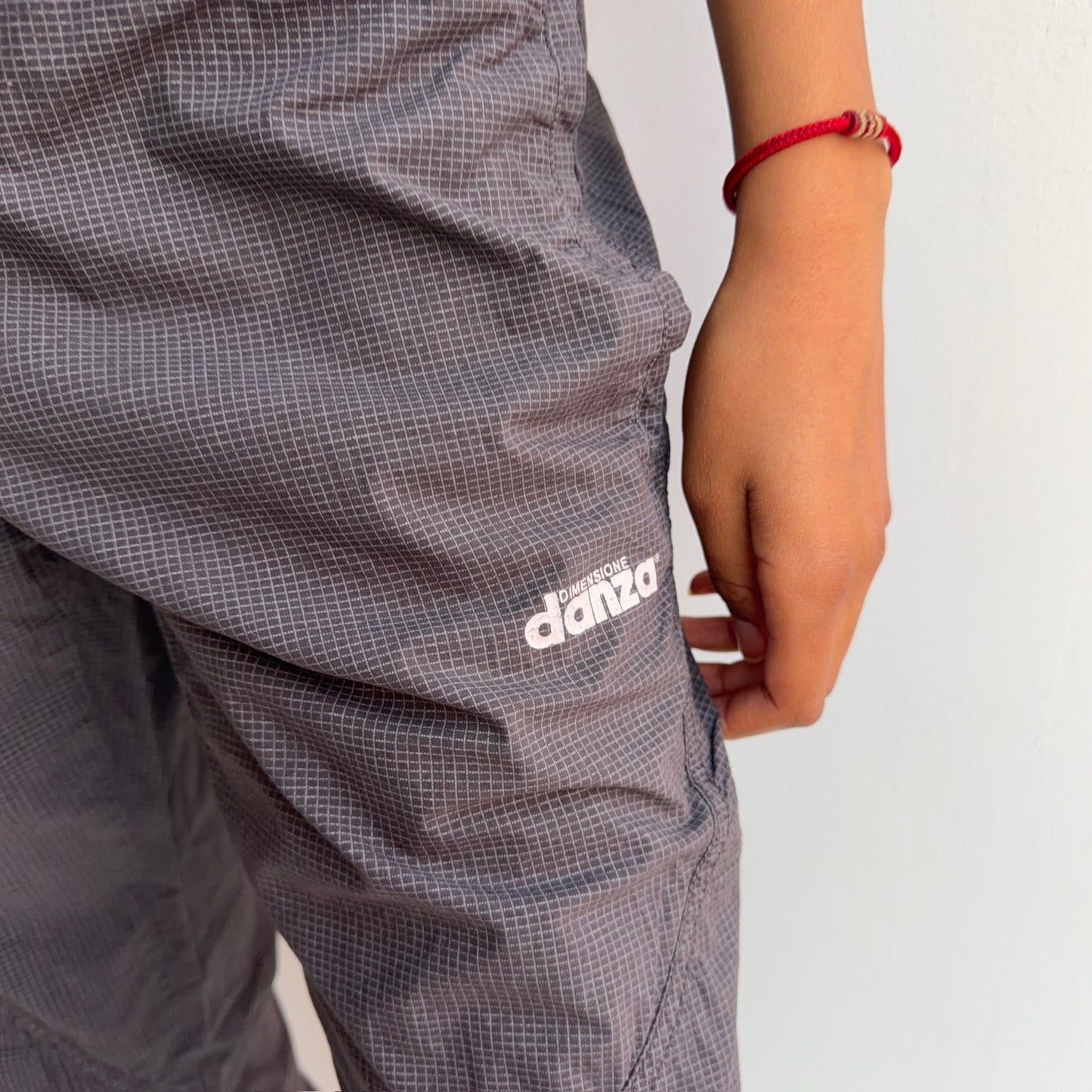 Grey Parachute Pants