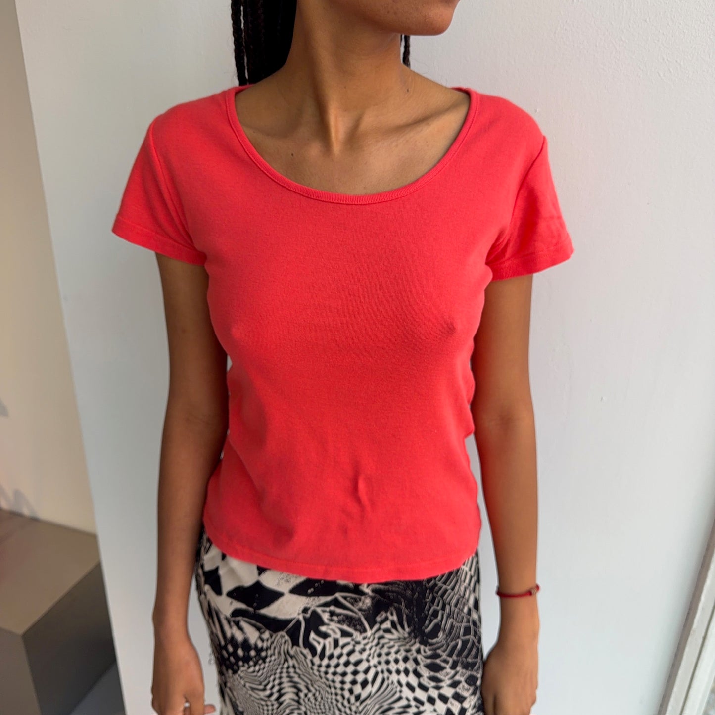 Coral Baby Tee
