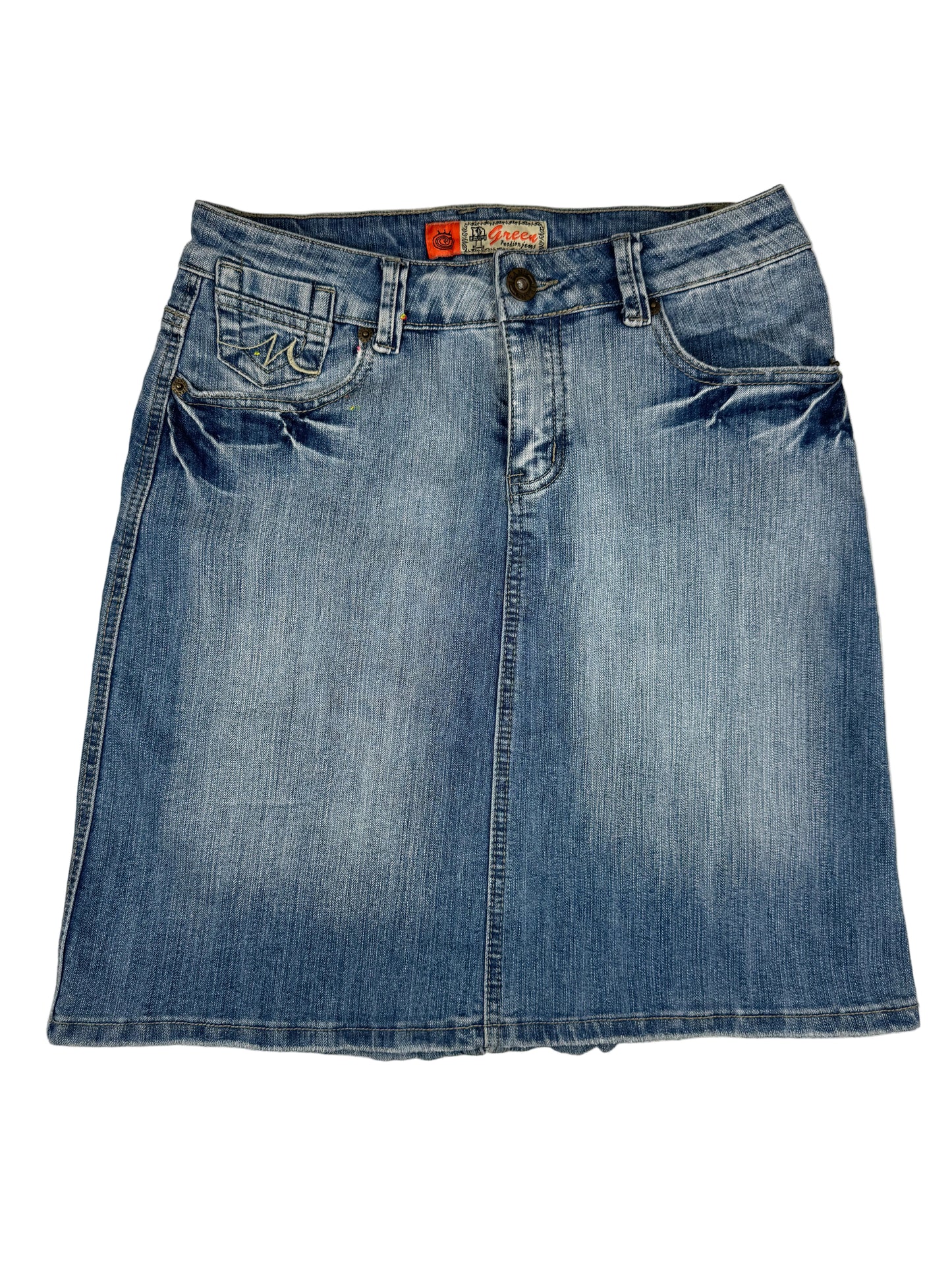 Denim Midi Skirt