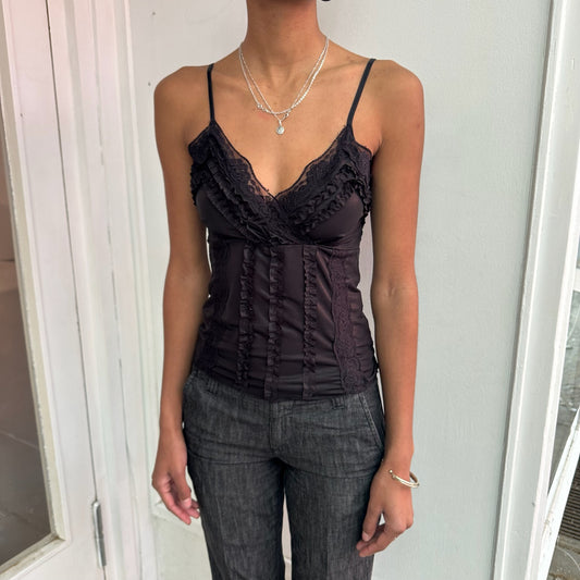 Schwarzes Cami