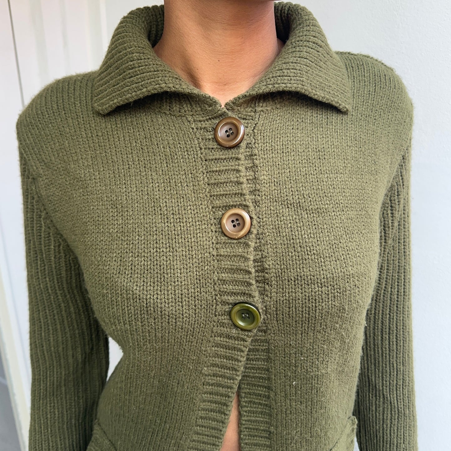 Green Cardigan