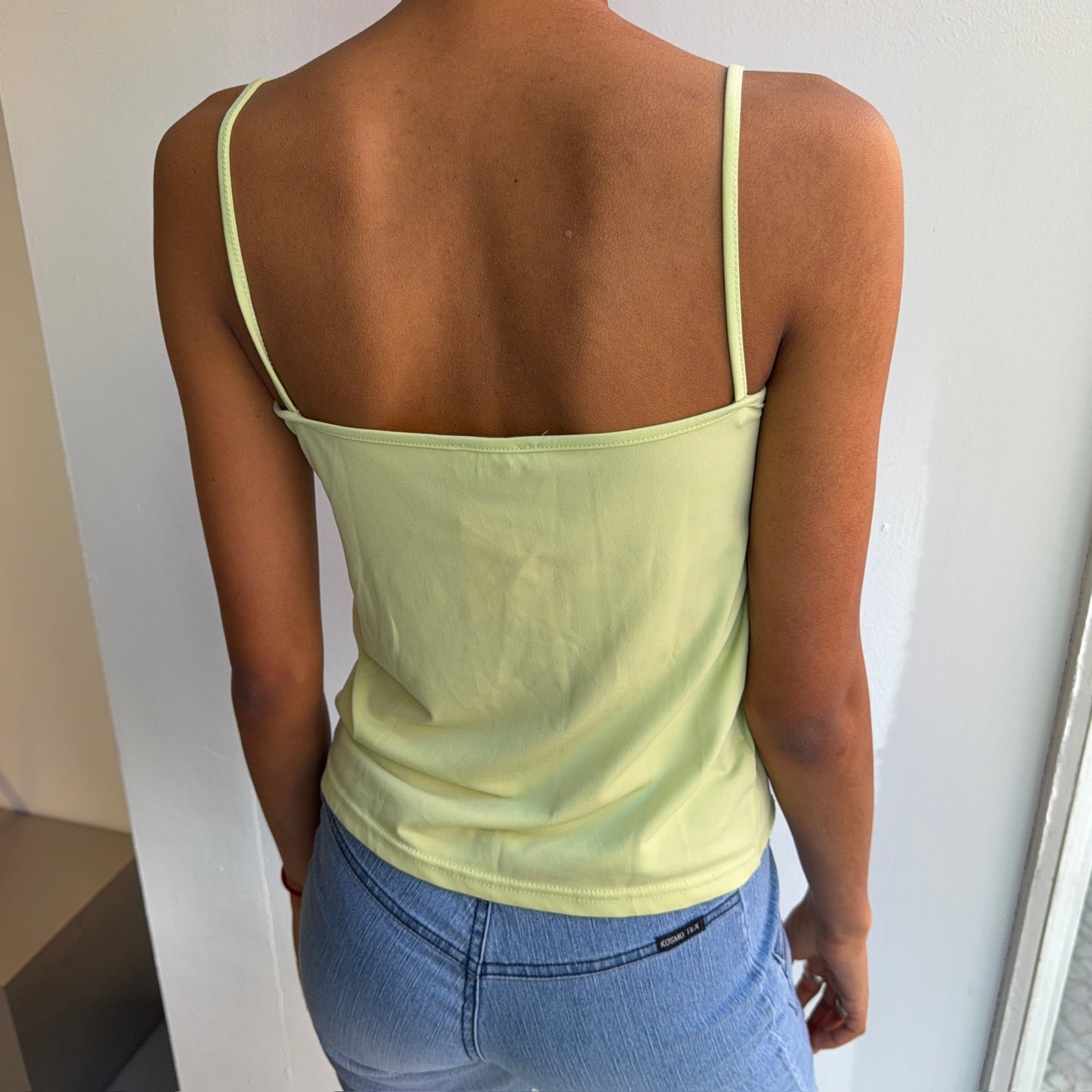 Green Ruffled Cami