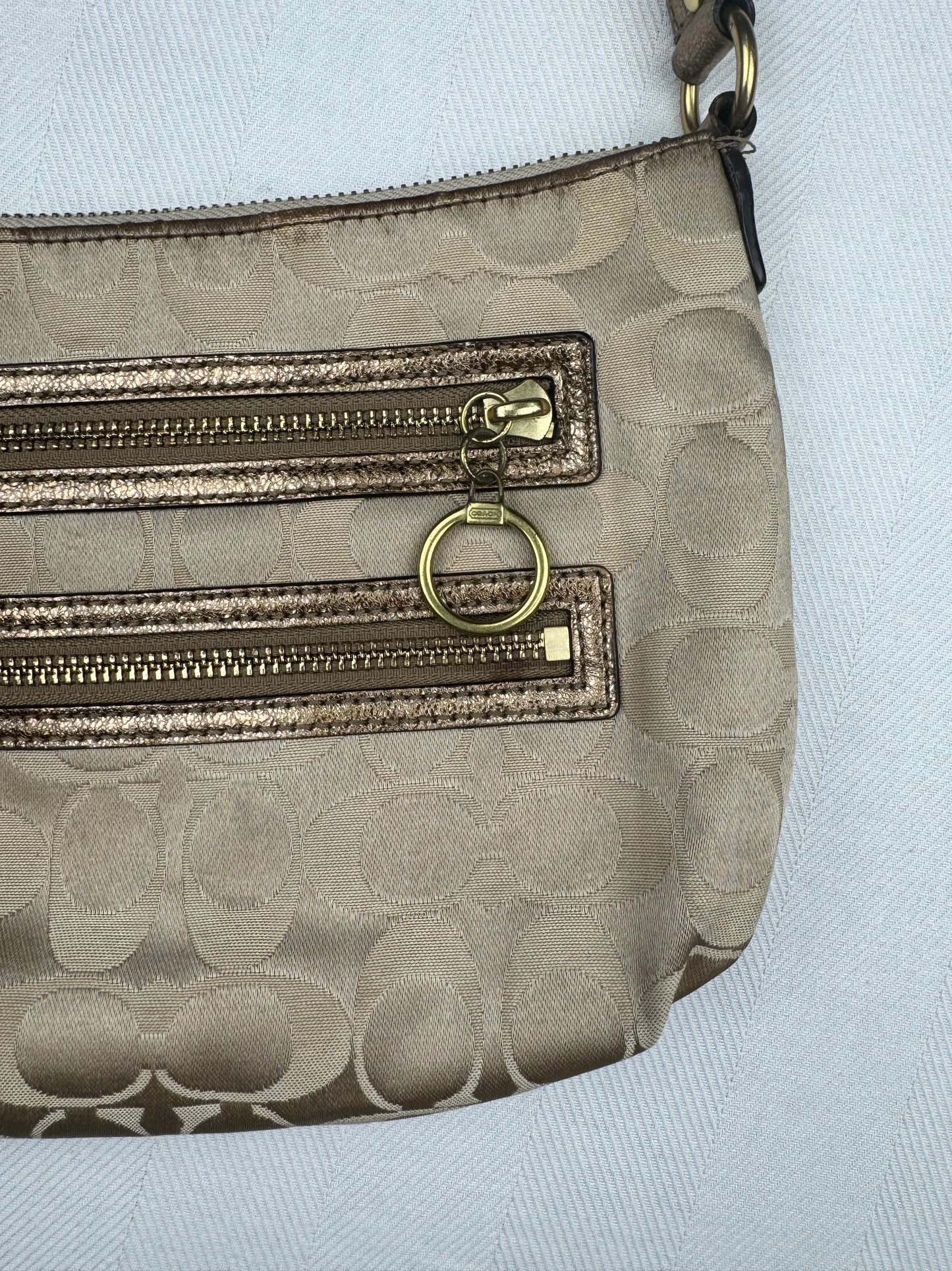 Gold Coach Bag
