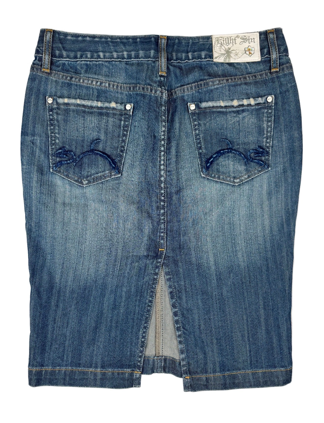 Denim Midi Skirt