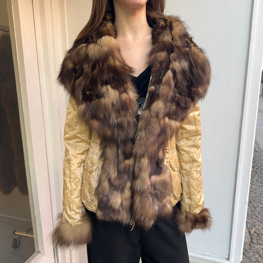 Gold Fur Jacket