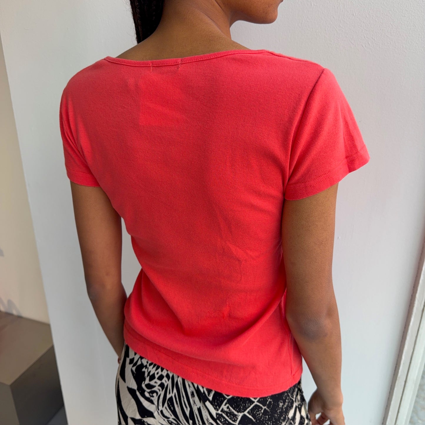 Coral Baby Tee