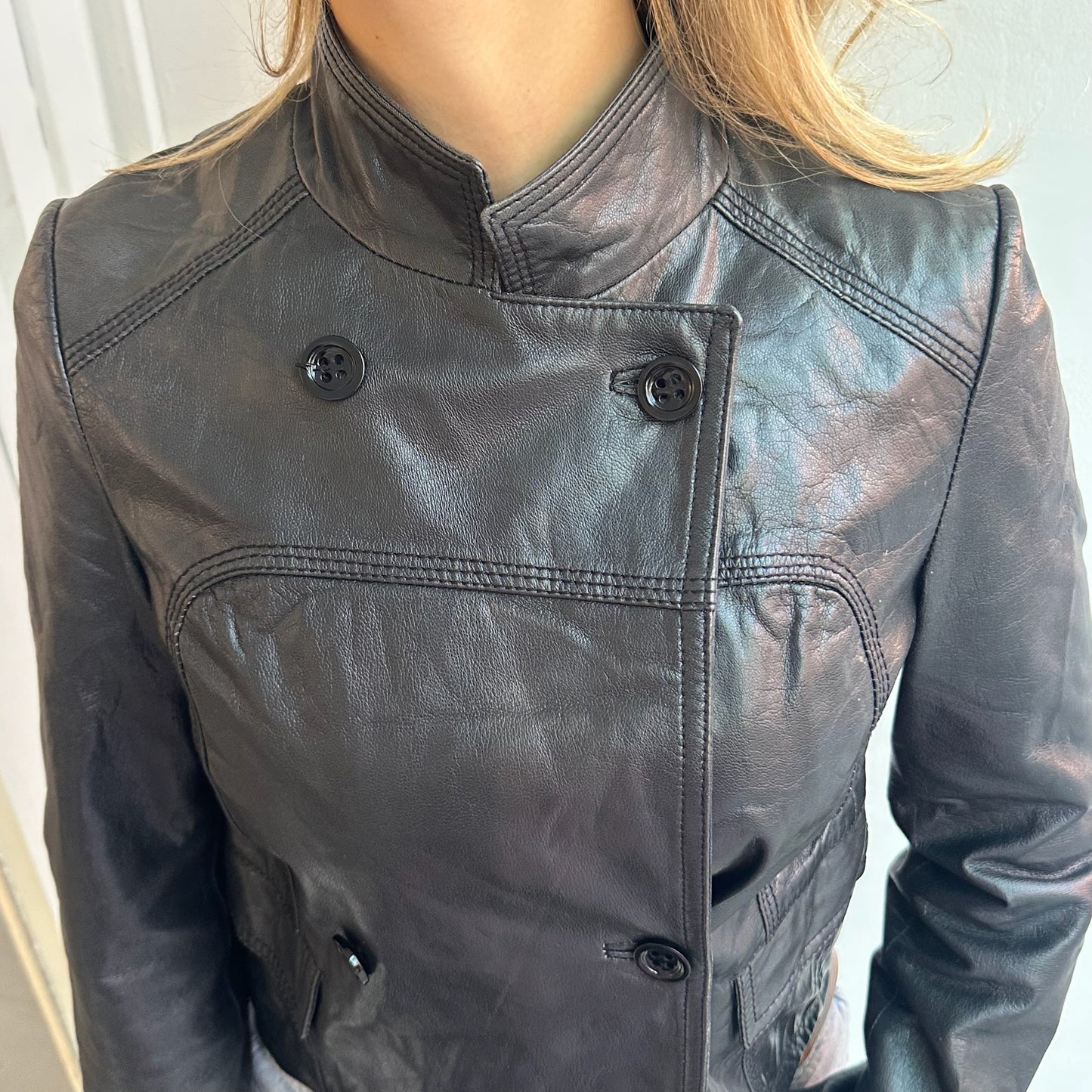 Lederjacke