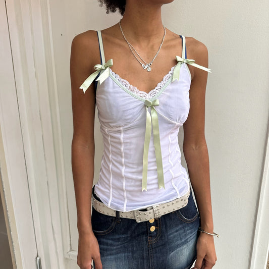 Weißes Top