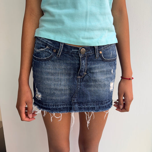 Denim Mini Skirt