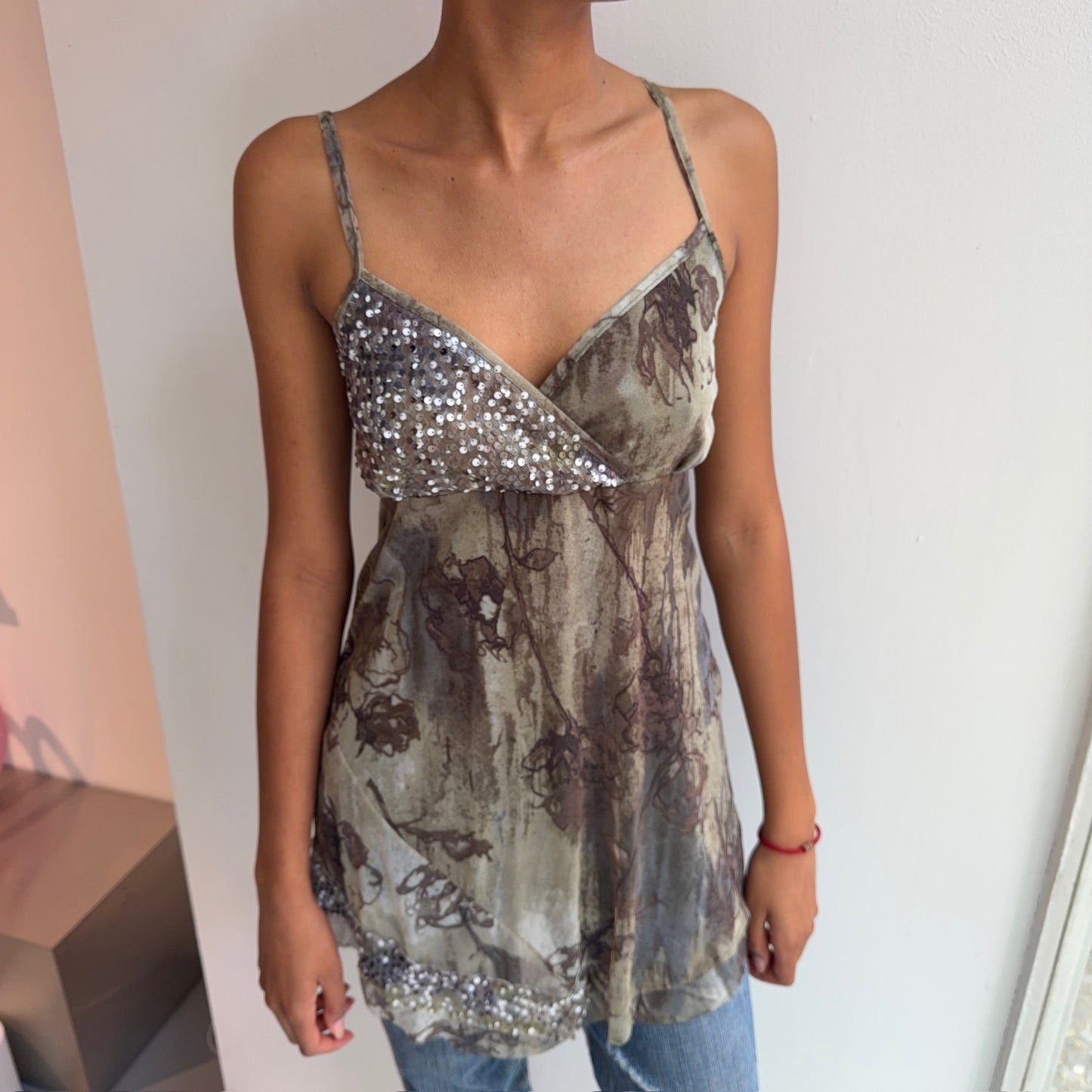 Sequinned Cami