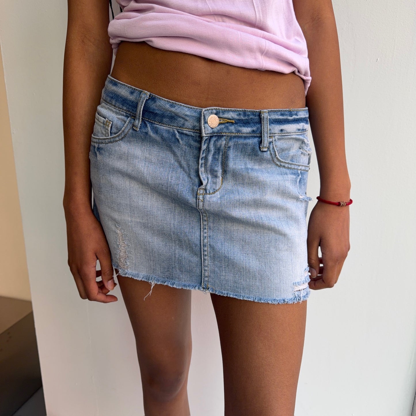 Denim Mini Skirt
