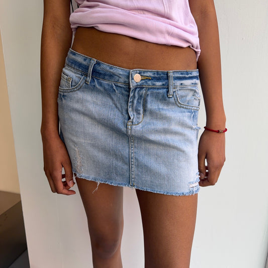 Denim Mini Skirt