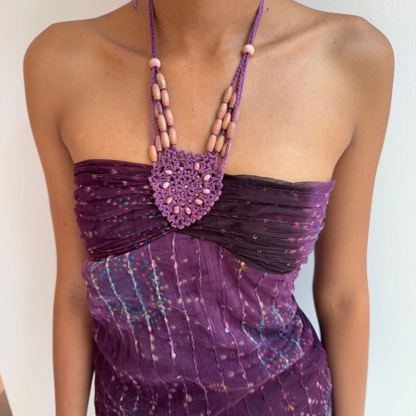 Purple Halterneck