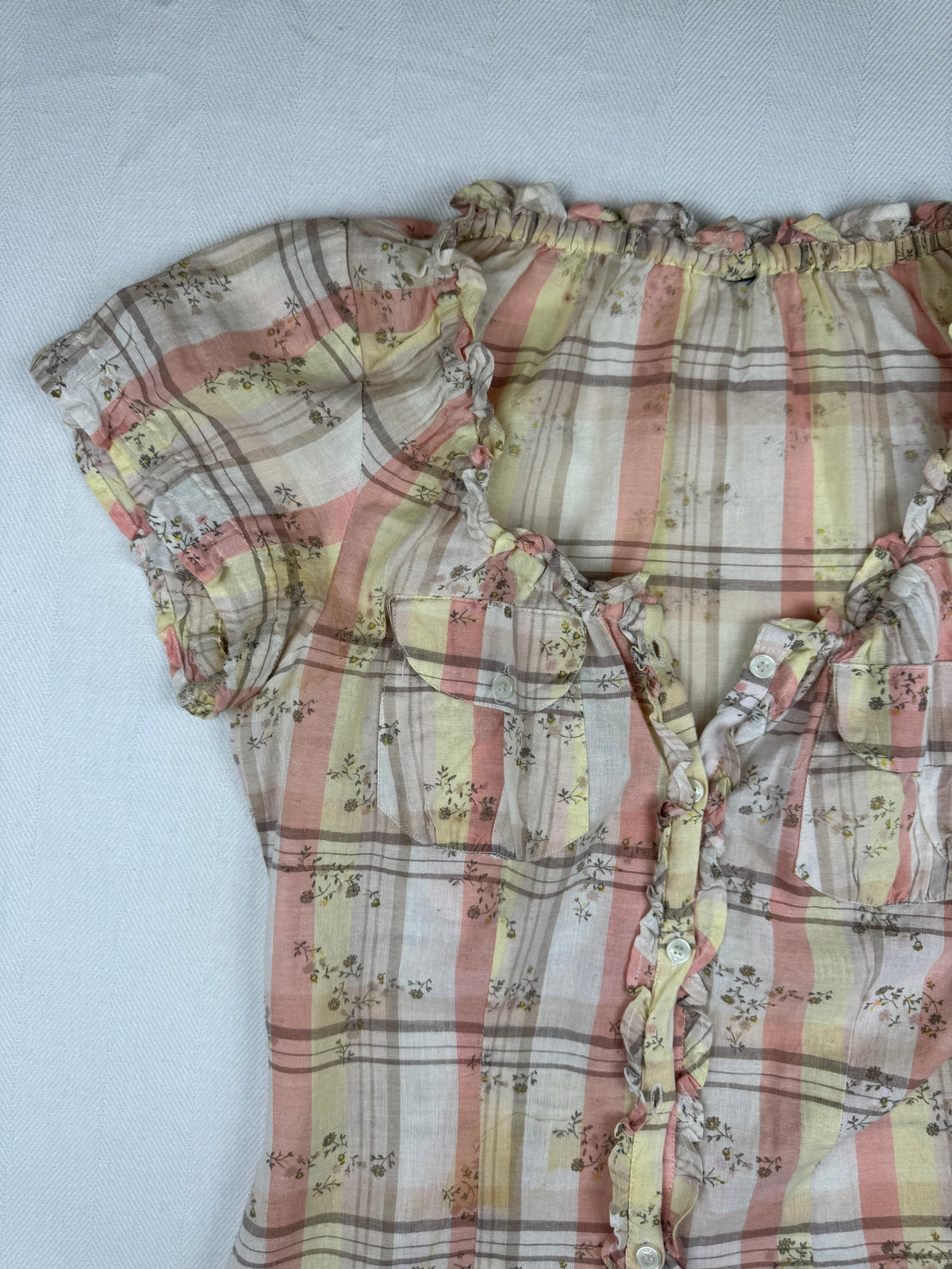 Plaid Blouse