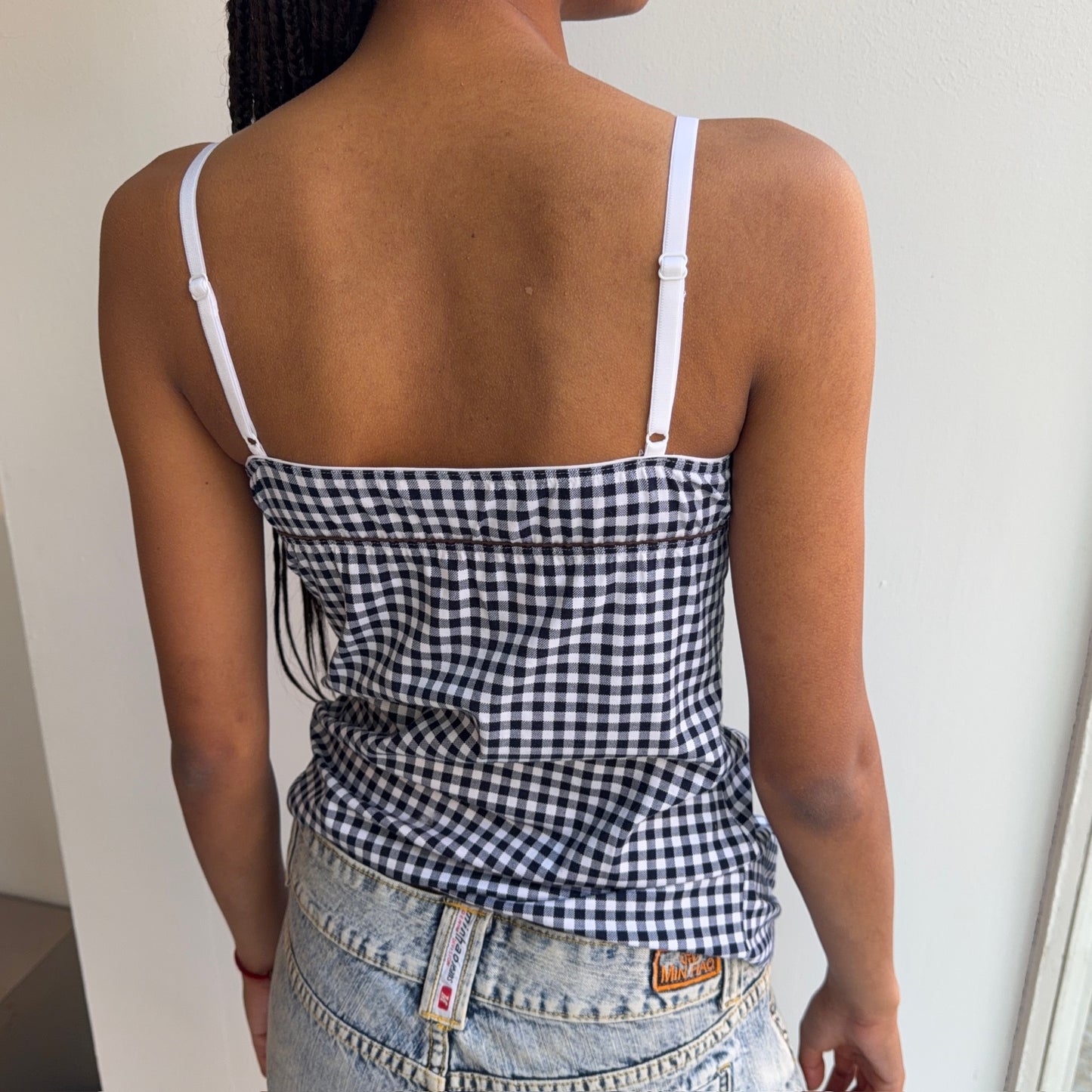 Checkered Cami Top