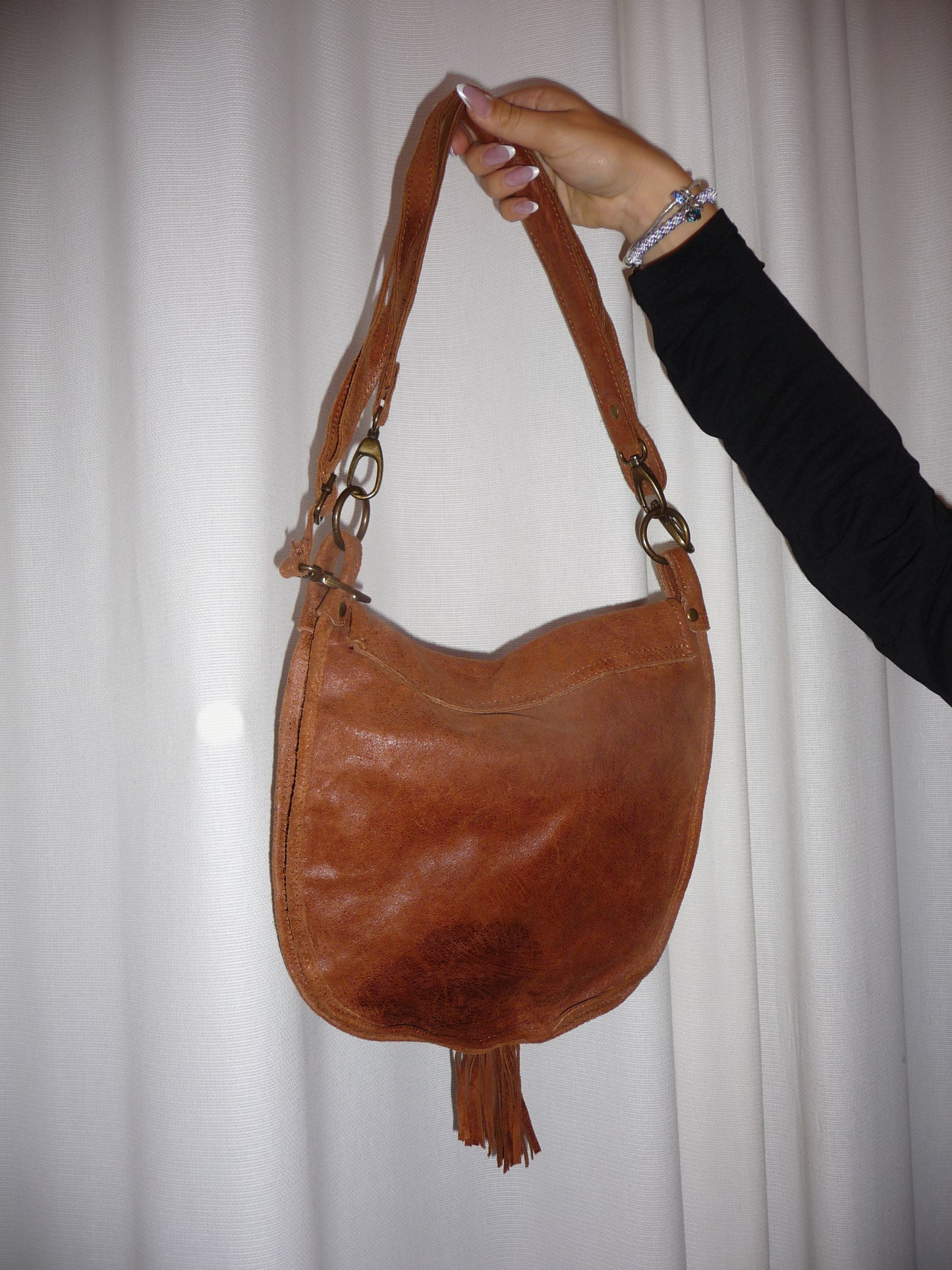 Braune Ledertasche