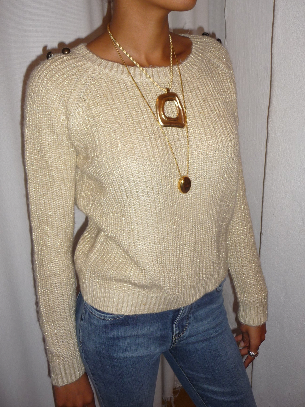 Glitzer Pullover