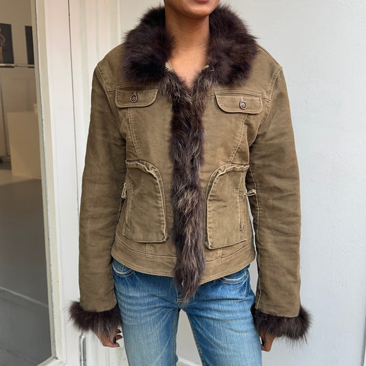 y2k Fur Jacket