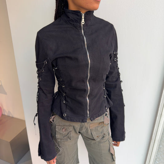 Lace-Up Jacket