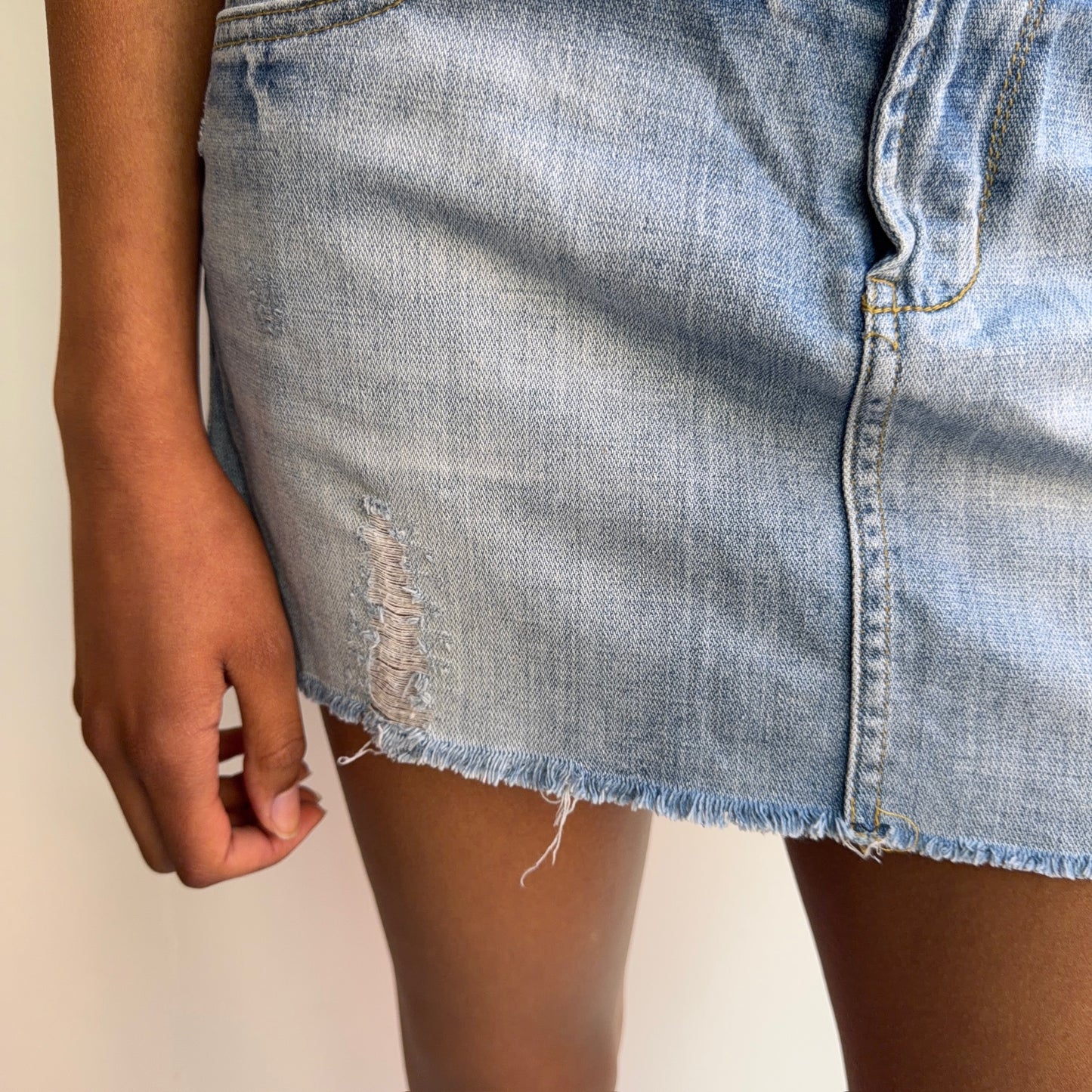 Denim Mini Skirt
