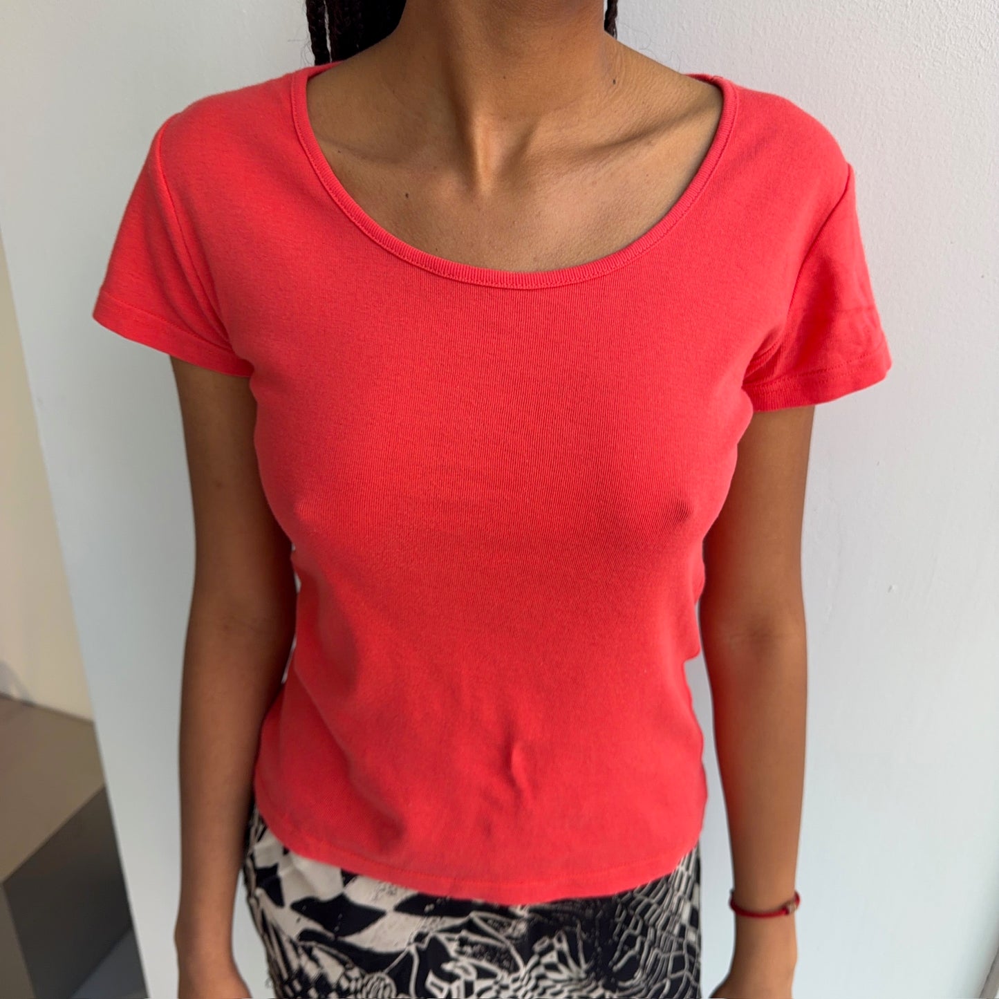Coral Baby Tee