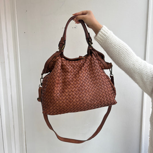Braune Ledertasche