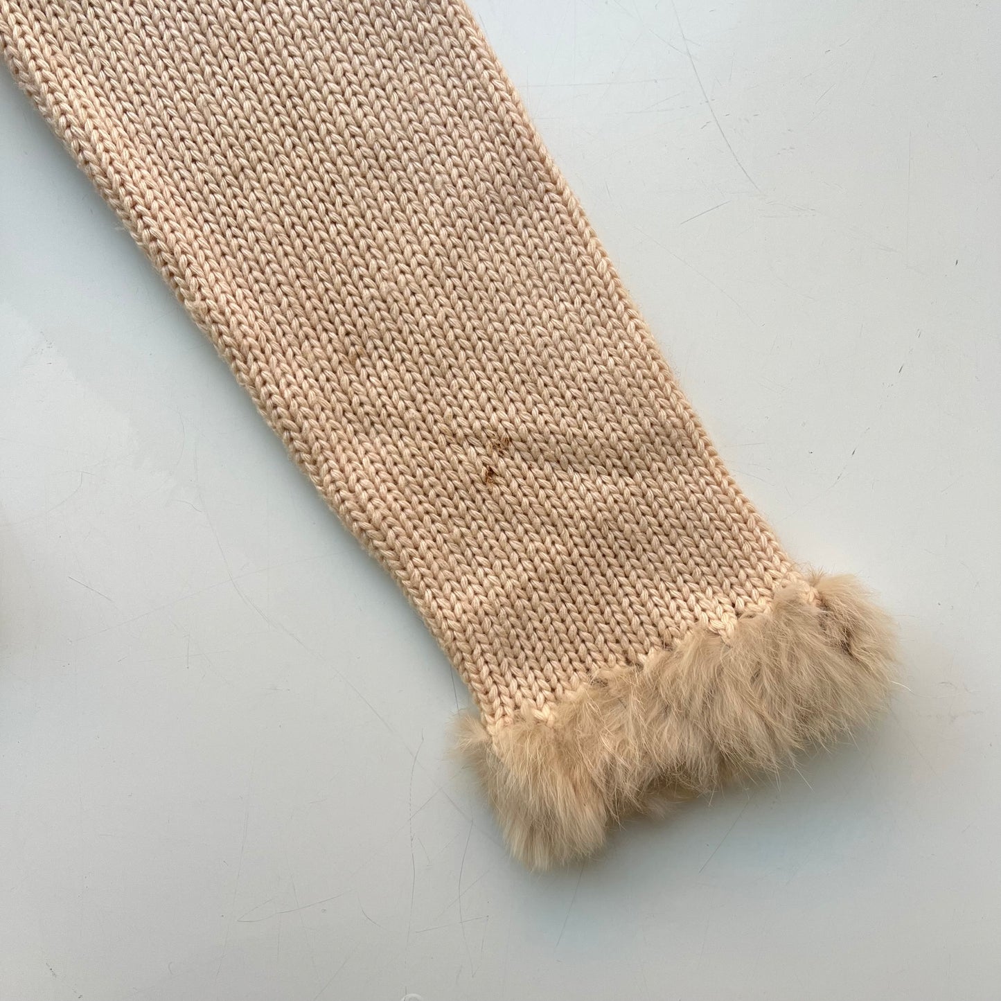 Fur-trimmed Cardigan