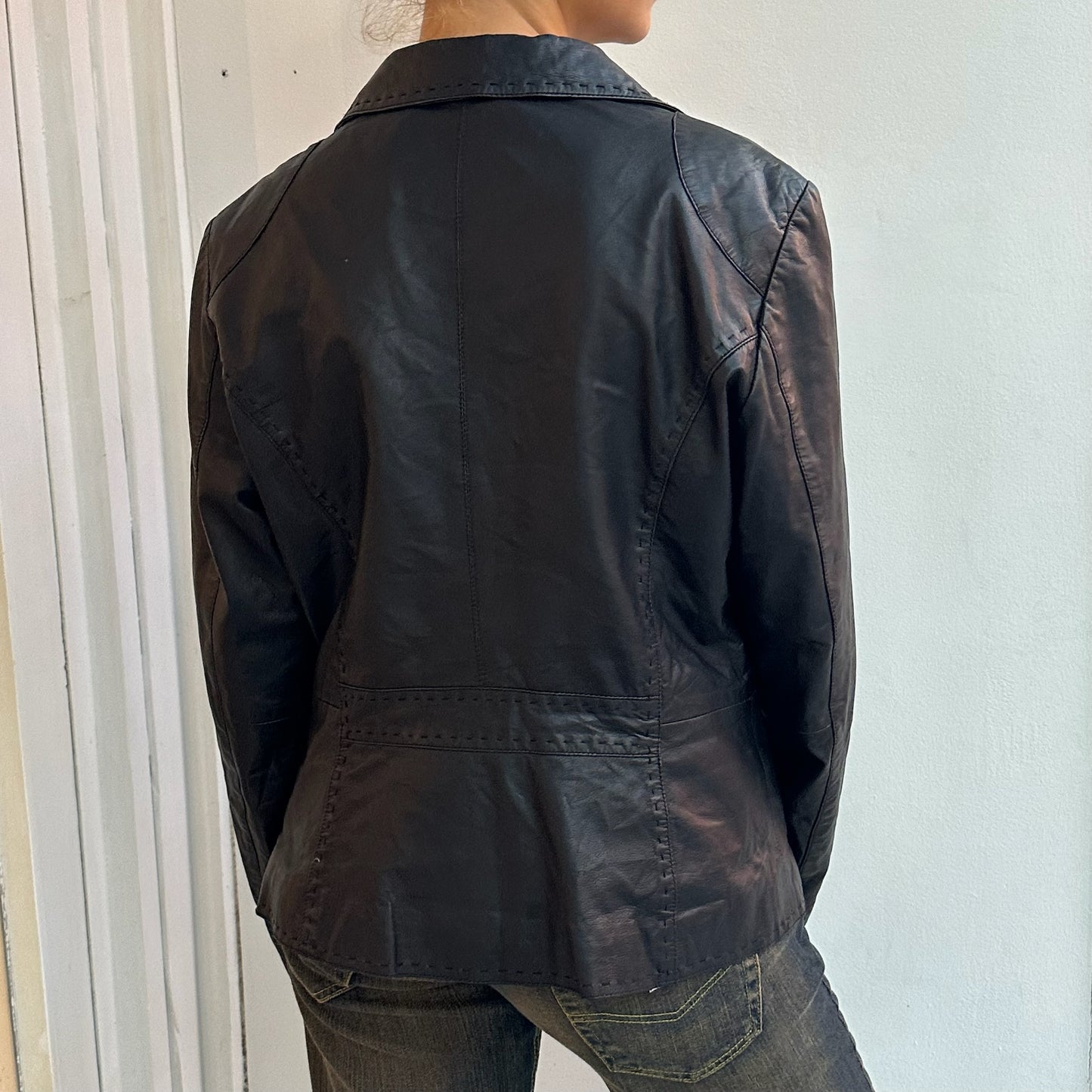 90er Lederjacke