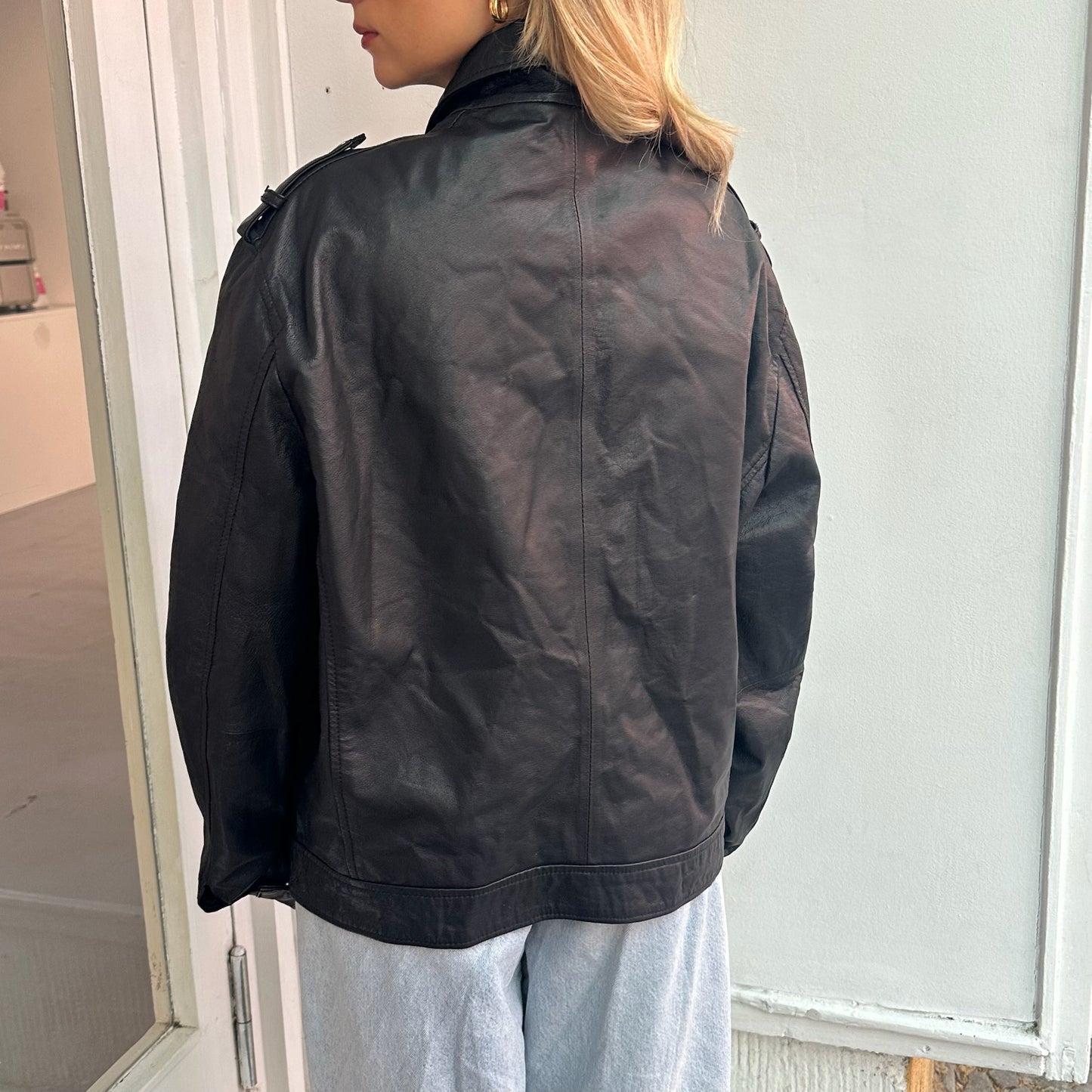 Lederjacke