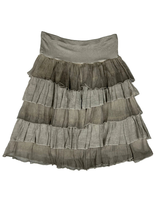 Beige Flowy Skirt