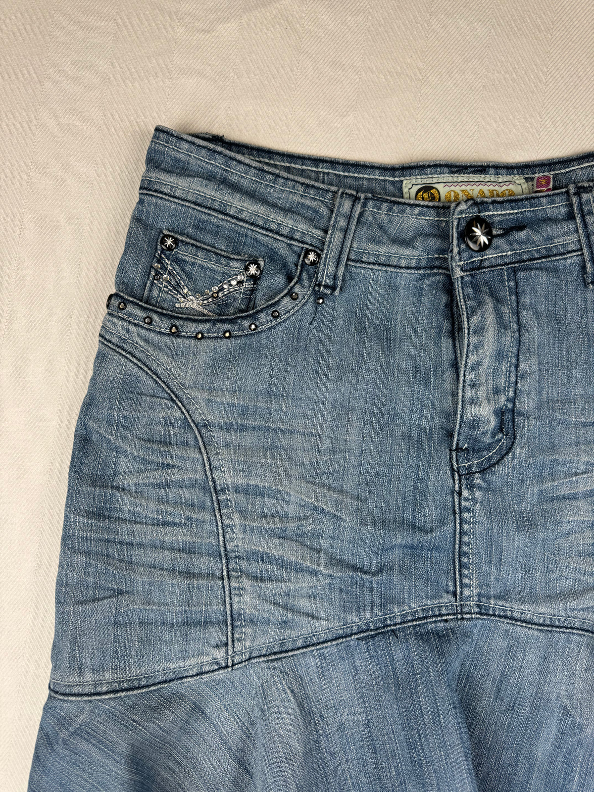 Denim midi Skirt