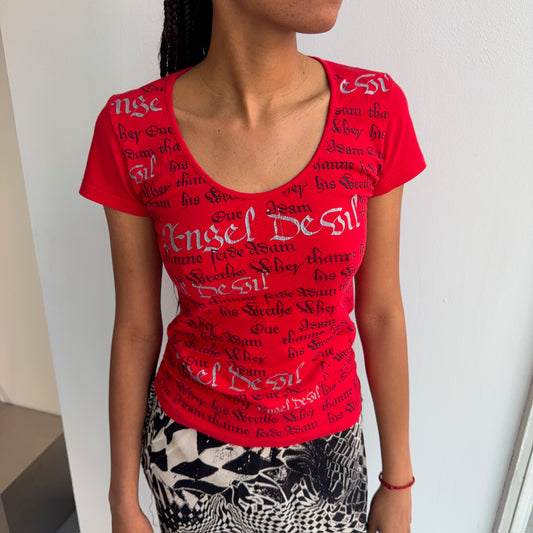 Red Baby Tee