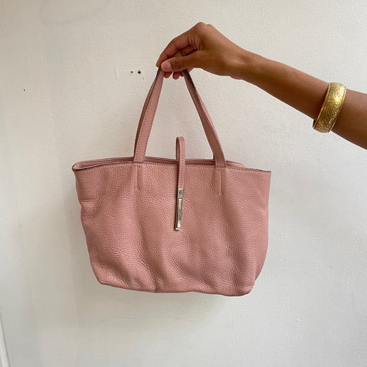 Rosane Leder Handtasche